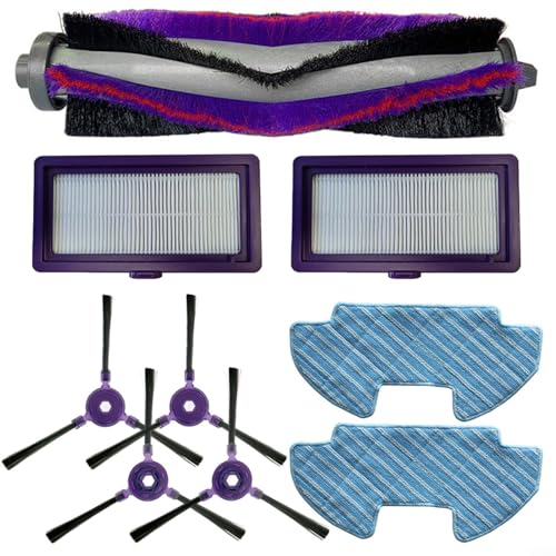 Pièces de rechange pour aspirateur pour Samsung PowerBot VR05R503/SA DJ81-00167A Kit d'accessoires avec 1 brosse rouleau + 2 filtres + 2 chiffons + 4 brosses...