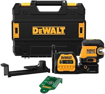 DEWALT Nivel laser verde com linhas e 5 pontos 12V/20V MAX DEWALT Nivel laser verde com linhas e 5 pontos 12V/20V MAX