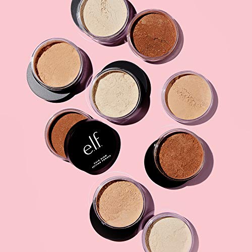 E.l.f. Halo Glow Setting Powder, Silky, Weightless, Blurring, Smooths, Minimizes Pores And Fine Lines, Creates Soft Focus Effect, Deep, Semi-Matte Finish, 0.24 Oz #TOP5
