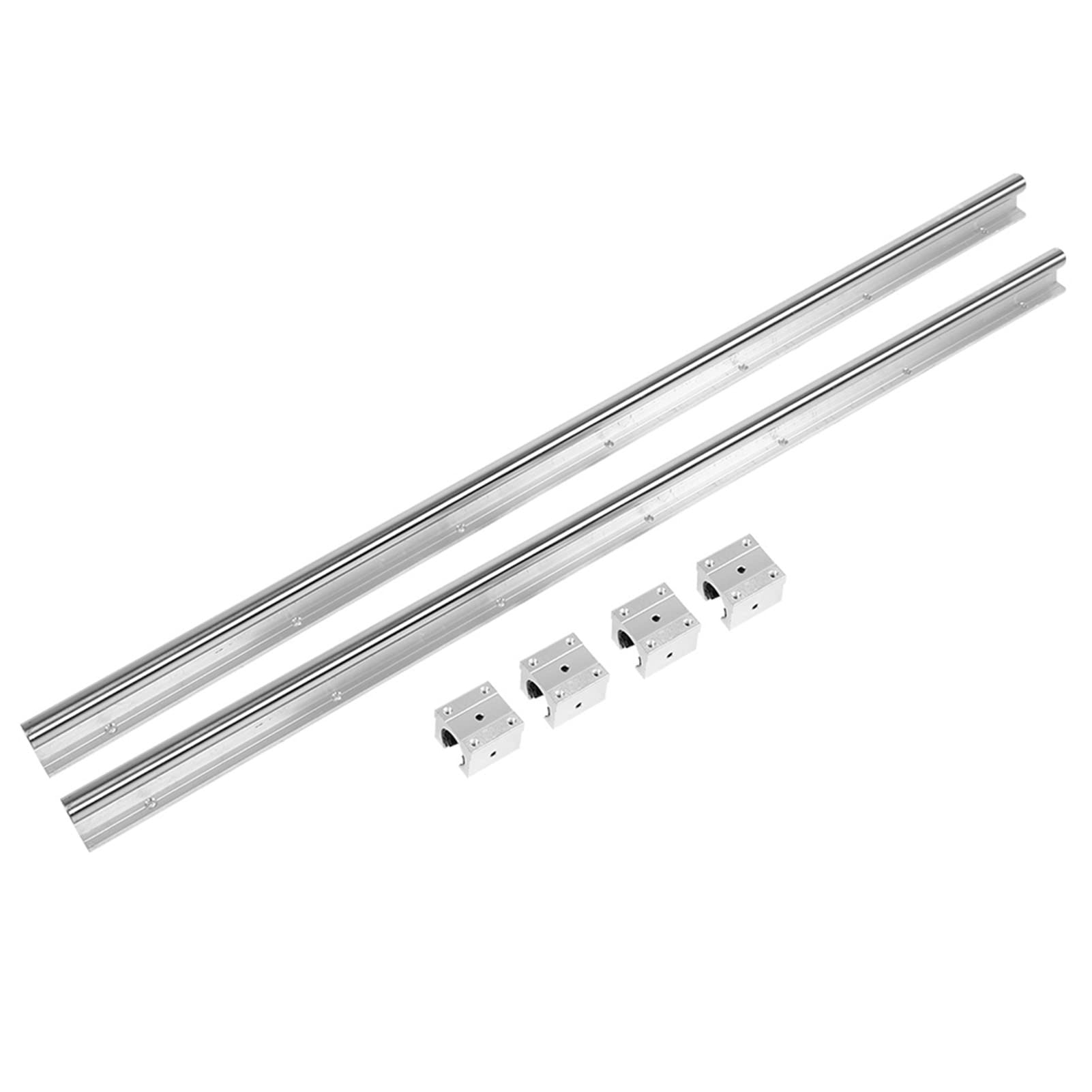 Lot de 2 glissières linéaires SBR20-1000 mm avec 4 roulements SBR20UU pour un mouvement et une installation facile