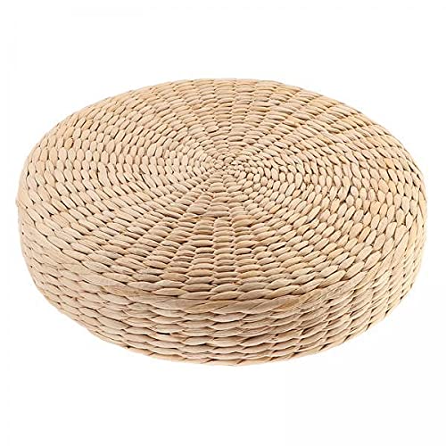 CALANDIS™ 4xRound Straw Woven Tatami Cushion Floor Pouf Meditation Seat Mat 40x40cm | Cushions & Pads | Patio & Garden Furniture | Yard, Garden & Outdoor Living-image-17