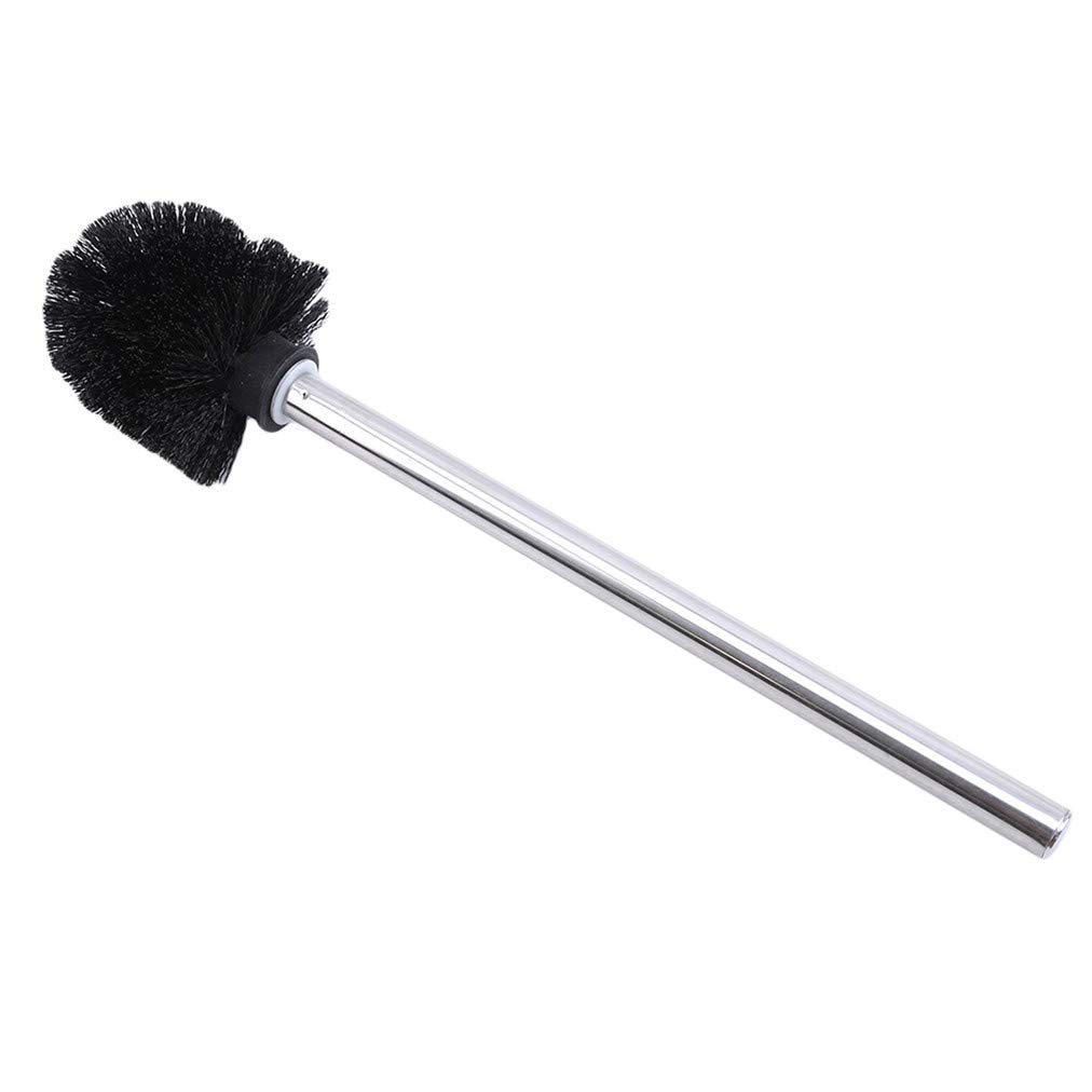 Sevenfly Durable Stainless Steel Bathroom Cleaning Toilet Brush Holder Toilet Accessory,Black