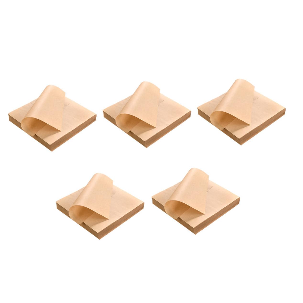 500 hojas Papel para Hornear Antiadherente Resistente al Calor Papel Absorbente de Aceite para Cocina para Frituras y Snacks
