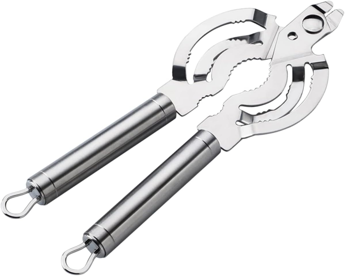 304 Stainless Steel Bottle Opener Jar Opener Wide Handles Beer Lid Remover Nut Cracker