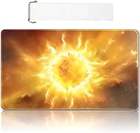 Vista 46 de Tapete de juego MTG cosido de alta calidad con zonas y respaldo de goma antideslizante, tapete de juego TCG de 24 x 14 pulgadas para MTG y otros Dkt