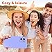 ZORSOME for Oppo Reno 7 4G Back Protective Case,Pure Color Protective Case for Oppo Reno 7 4G,【Lens Protect】,Black