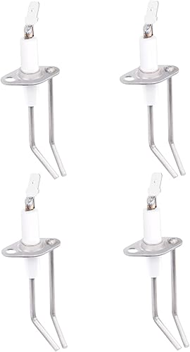 Jingzan Paquete de 4 conjuntos de electrodos de 2 puntas, piezas de calentador de agua RV compatibles con Suburban 232258 Sw6de Sw10de SW Modelos