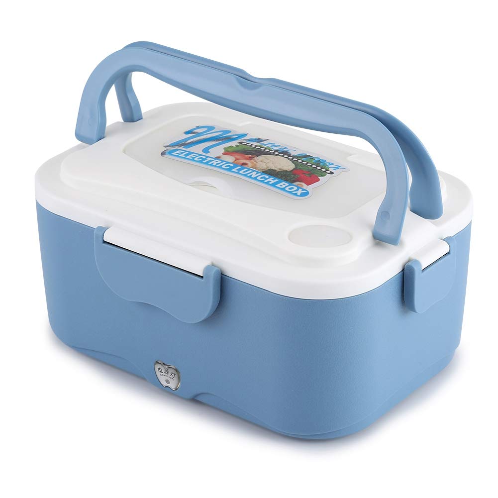 Pudełko na lunch z ogrzewaniem – 1,5 l, przenośne, 12 V/24 V, do samochodu, ogrzewanie elektryczne, pudełko na lunch, bento, podgrzewacz do jedzenia, pojemnik na podróż (01)
