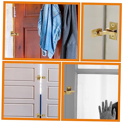 15 chiusure resistenti per armadietti e finestre con gancio di chiusura a scatto, sistema di bloccaggio sicuro per porte e sicurezza