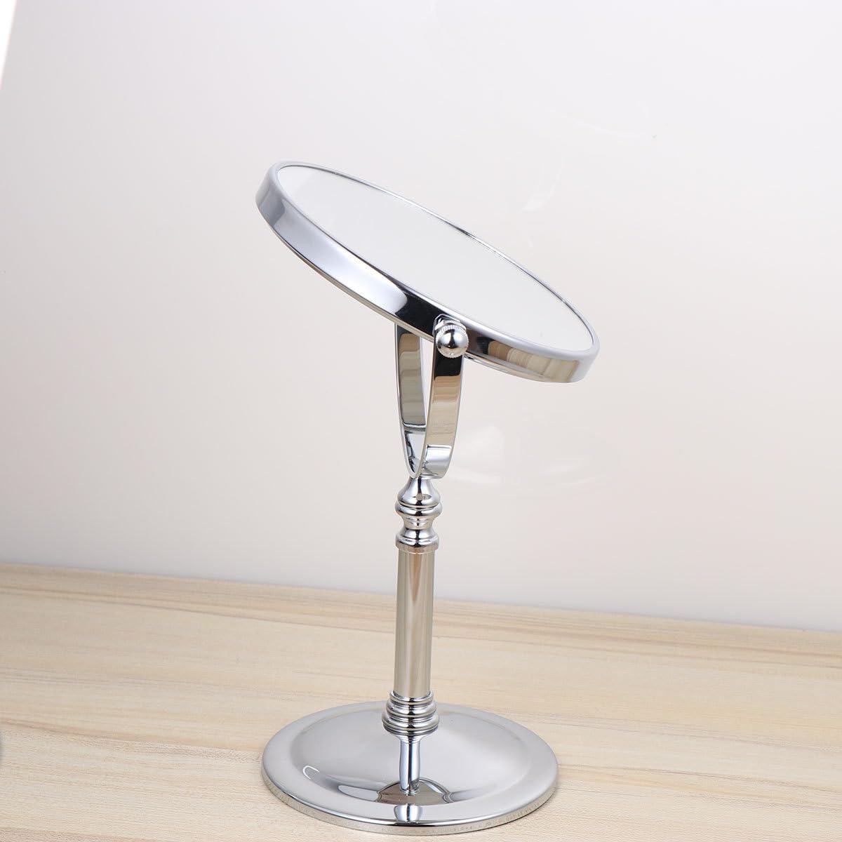 DOITOOL 1 Pc Monedero Espejo Portátil Espejo De Tocador De Mesa Espejo De Doble Cara Espejo De Aumento Espejo Cosmético De Aumento Espejo Lateral Doble Espejo De Escritorio Ronda Viajar