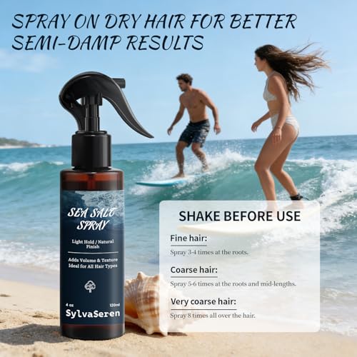 Spray de Sal Marina para Cabello 4 oz miniatura 2