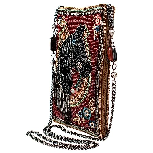 Mary Frances Let’s Gallop Beaded Mini Crossbody Bag Novelty Evening Clutch Purse, Multicolor4