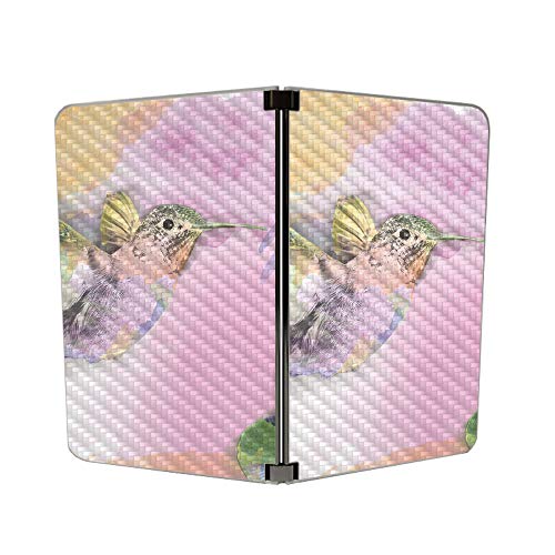 Image of MightySkins Carbon Fiber Skin for Microsoft Surface Duo - Water Color Mocking | Protective, Durable Textured Carbon Fiber Finish | Easy to Apply | Made in The USA