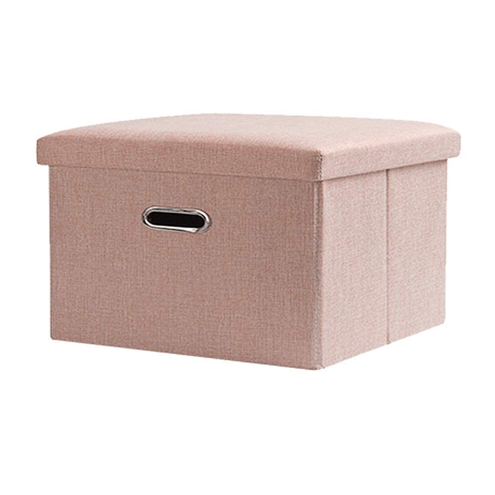 Repose-pieds cube durable et pouf de rangement pliable aux finitions modernes et robustes