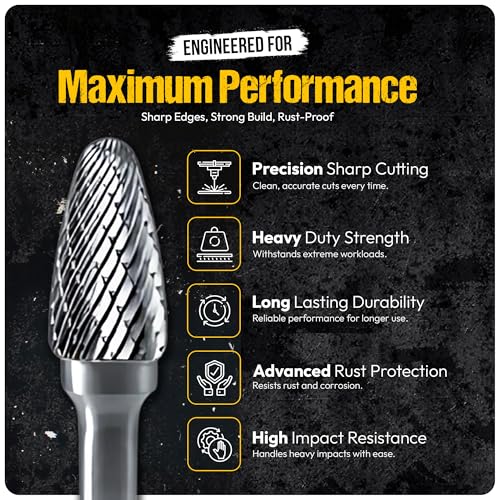 BLENCEE Tungsten Carbide Burr Set