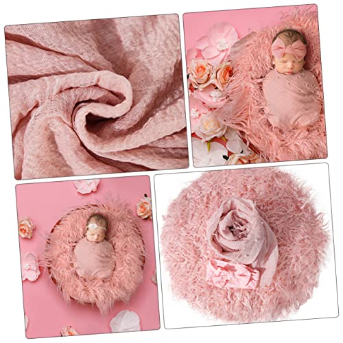 Nouveau-né accessoires photo d'anniversaire et ensemble de 3 couvertures bébé - 7
