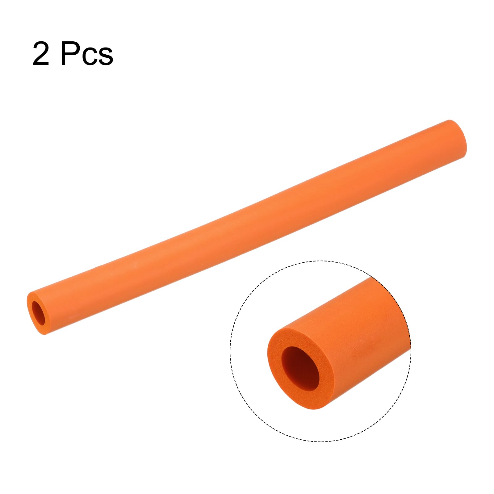M METERXITY 4-Pack Pipe Insulation Foam Tube, 25mm 1" ID 35mm OD 195mm
