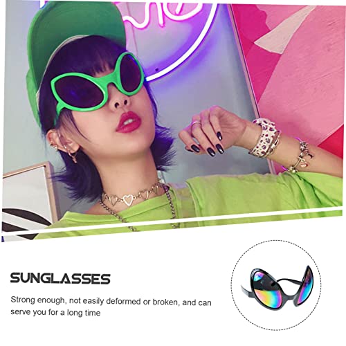 2pcs Holiday Accessories Dress up Props Sunglasses Funny Costume Novelty Eyewear Party Favors4
