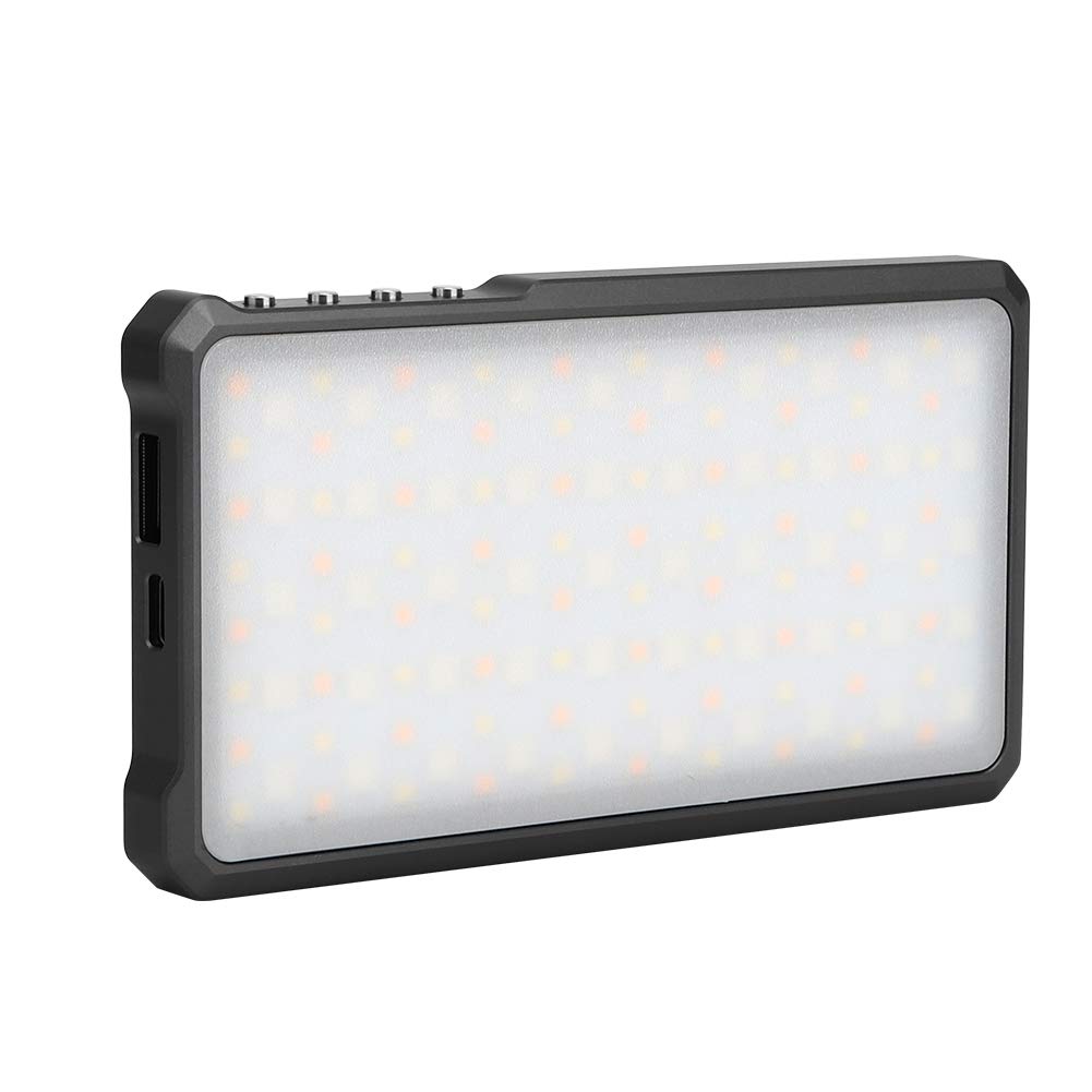 EMUKOEP RGB-Fülllicht für Fotografie, 10 Mm Dick für Mobilität (Schwarz)