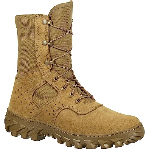 ROCKY Men's 8' S2V Enhanced Jungle Boot, Coyote Brown - 4 M