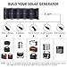 SUAOKI Solar Charger 60W Portable Solar Panel Foldable Power Station/Goal Zero Yeti/Webetop/Paxcess/ROCKPALS Power Station Generator and Laptop Tablet GPS iPhone iPad Camera