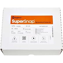 Hygiena SuperSnap High Sensitivity ATP Test Device Case of 100