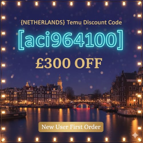 『⫅NEW⫆ {Netherlands} Temu Discount Code [{"aci964100"}] &pound;300 off New User First Order』のカバーアート