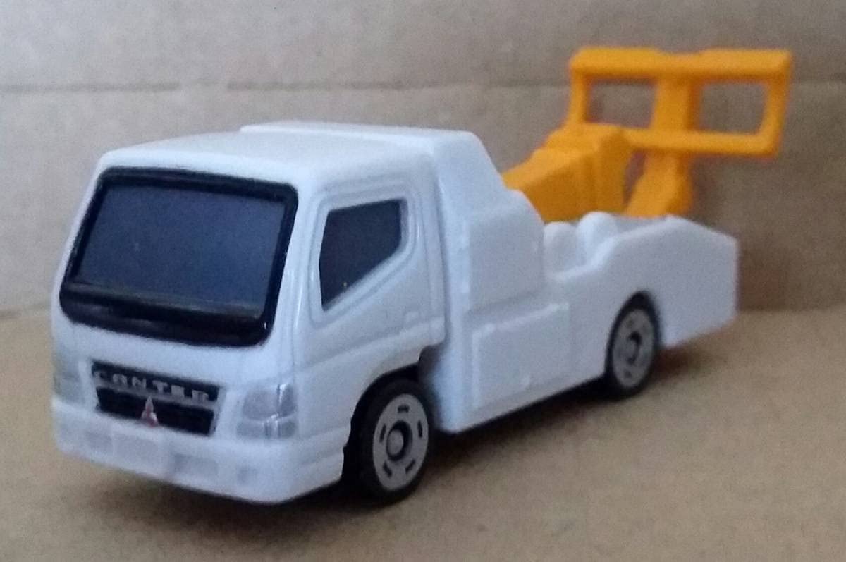 Amazon.co.jp: ミニ 2 三菱 キャンター レッカー車 白 ホワイト 非売品  