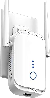 WiFi Extender Signal Booster for Home – Whole House Coverage Up to 10,000 Sq.Ft, Long Range Internet Booster Extender | Plug & Play | Fits Any Standard Router | Banish WiFi Dead Zones for Good