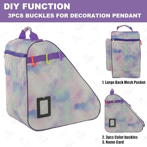 Image of HEXIFUL Skate Bag for Ice, Inline, Roller & Quad Skates - Kids & Adults