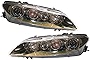 OUKANING - For 2006 2007 2008 Mazda 6 Halogen Projector Headlights Headlamps Assembly Replacement OEM Black Housing Clear Lens Left and Right Side (USA STOCK)