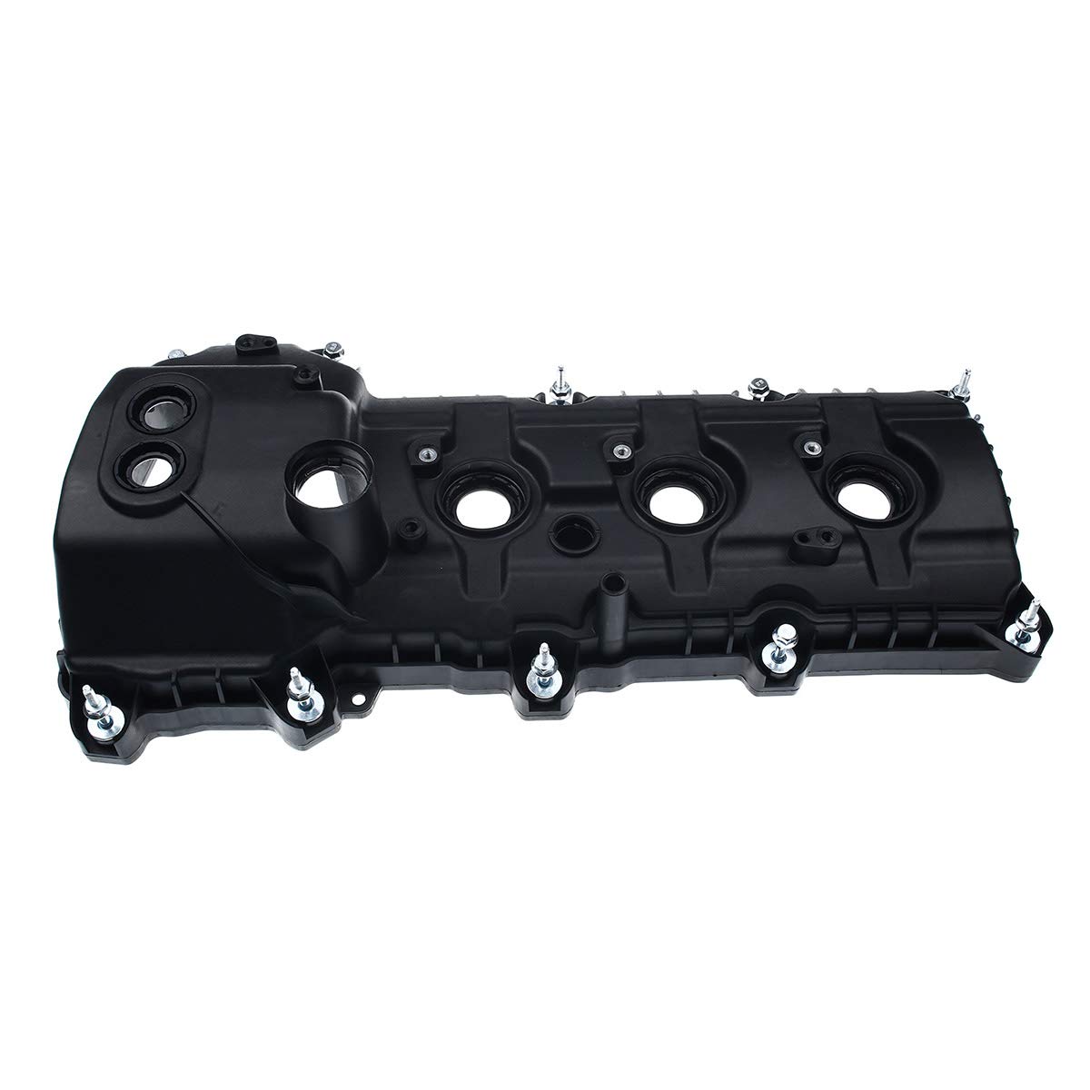 A-Premium Driver Side Engine Valve Cover with Gasket & Bolts Compatible with Ford F-150 Explorer Mustang Edge Flex Taurus Transit Lincoln MKS MKT MKX MKZ 3.5L 3.7L Naturally Aspirated Ti-VCT