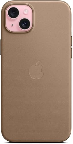 Apple Coque en Tissage Fin avec MagSafe pour iPhone 15 Plus - Taupe - 2