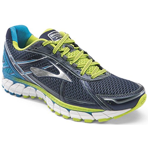 Brooks Adrenaline GTS 15, Herren Laufschuhe, Blau (Peacoat/Atlantic/LimeGreen), 44.5 EU (9.5 UK)