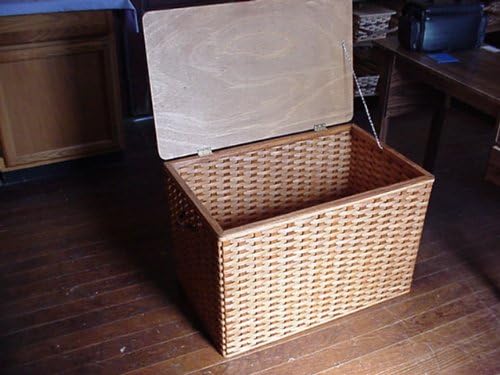 Basket - Wedding Chest - Hope Chest - Blanket Chest - Toy Chest - 36 X 18 X 20. Beautiful and Exceptional Quality Amish Handwoven Chest. Approximate Measurements Are 36" X 18" X 20". This Chest Makes a Perfect Toy Chest for a Child's Room or Toy Room. A Unique Wedding Gift Idea for the Newly Engaged Couple. Give This Hope Chest As a Gift to the New Baby or As a Graduation Gift to Put Away Those Special Items, Family Quilts, Afghans and Heirlooms in Safe Keeping for the Future. The Craftsmanship on This Chest Is Second-to-none. This Is a Great Unique Gift Idea for Any Country Home and Garden Decor. The Amish Basket Will Match Any Decoration. Accent Colors May Vary (Blue, Green, Red, Burgundy, Purple, Brown, Black, or Natural.) Basket Shown Is All Natural.