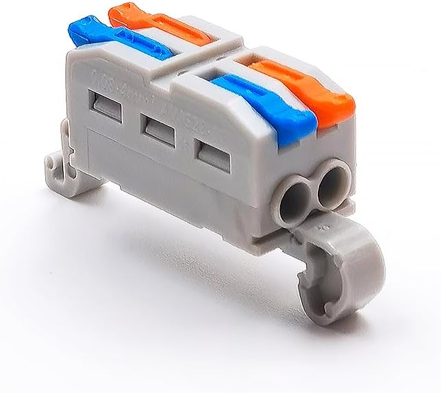 Wire Connector, Terminal, Splitter Terminal, Screw Fixed Base, 1-12 bit Circuit Optional, Guide Base Optional(KV227G-2P)