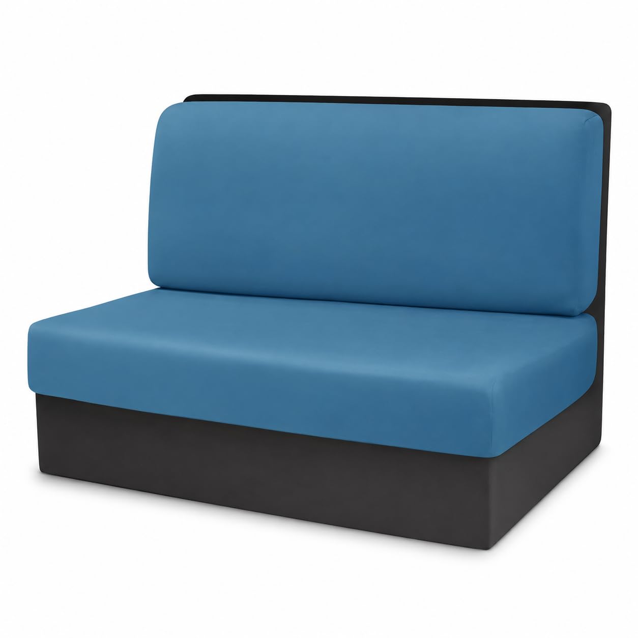 TDHLW ,peacock blue, Stretch RV Bench Seat Covers 2 Piece Set, Camper Dinette Booth Cushion Covers with Backrest Cover and Seat Cover, Soft Milk Silk Washable Banquette Slipcovers for RV, Camper