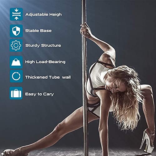 image for Colilove Professional Stripper Pole Spinning Static Dancing Pole Porta