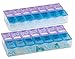 MEDca Weekly Pill Organizer, Twice-a-Day, Pack of 2