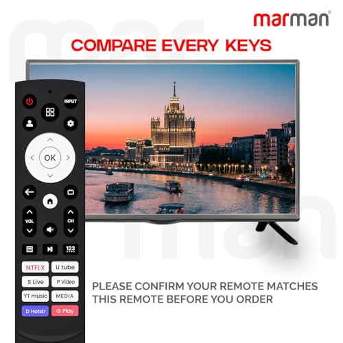 Image of marman Compatible with Hisense Smart Tv Remote Original L1786 Suitable for UHD 4K QLED TV Model ERF3M90H ERF3C90H ERF3T920H, Series 43E63N Q6N Non Voice Command Without Google Assistant !