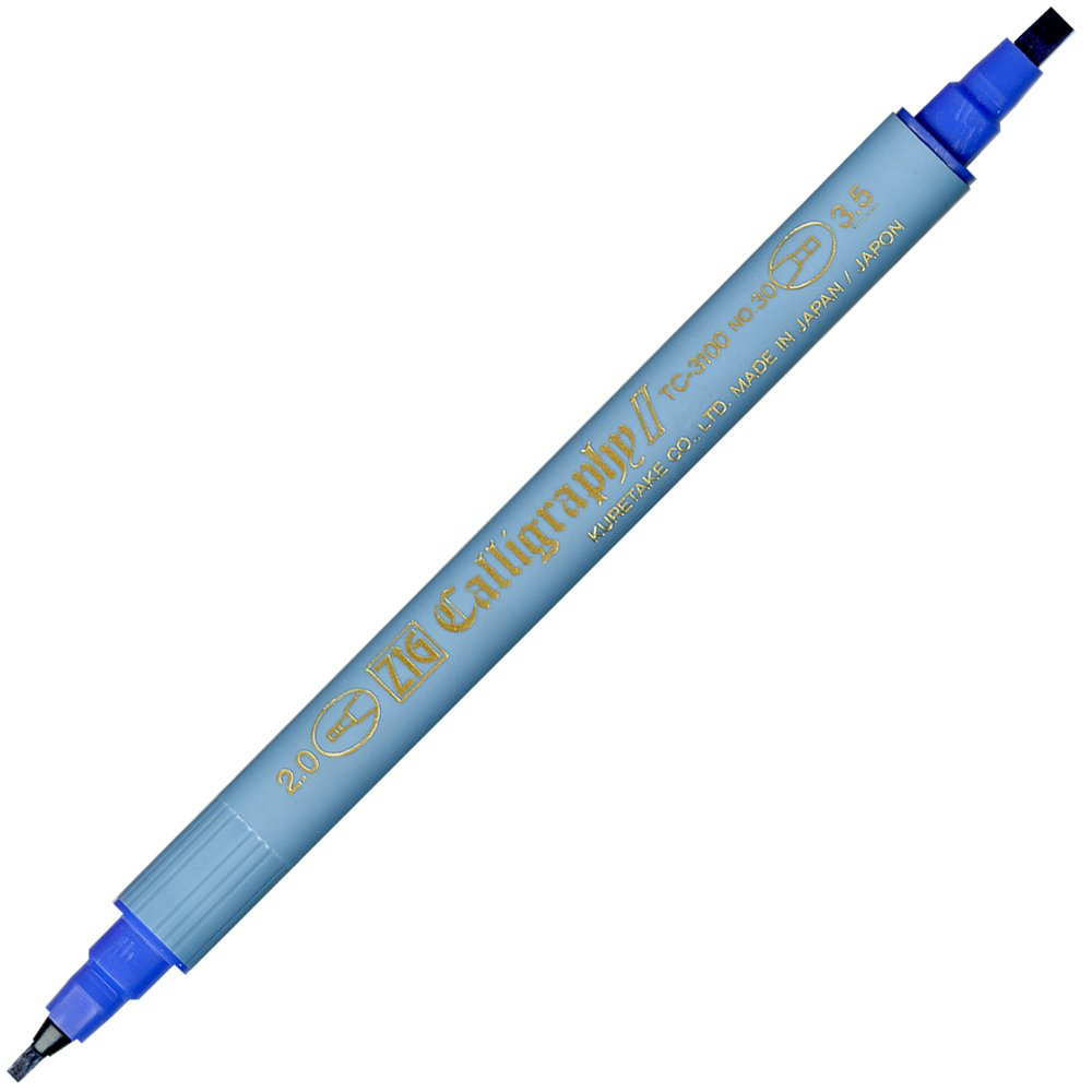 Marqueur Kuretake ZIG Calligraphy II NO. 30 authentique du Japon