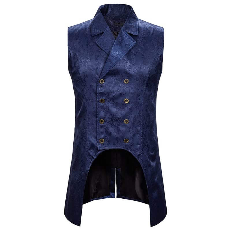 Débardeur en Paisley Punk Gothique Long pour Homme sans Manches L