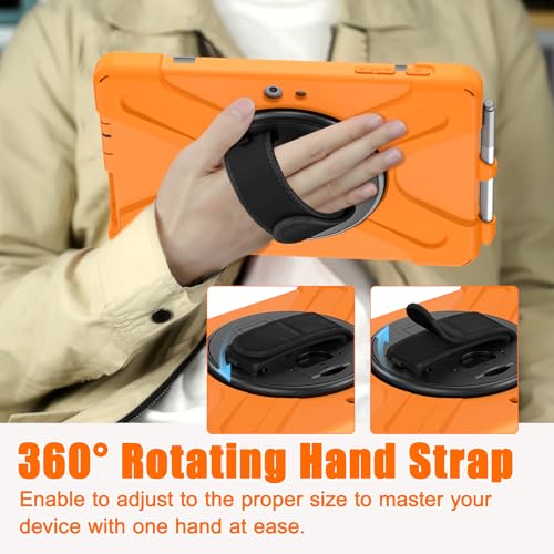Étui robuste Surface Go orange抗震防摔 coque avec support et sangle - 2