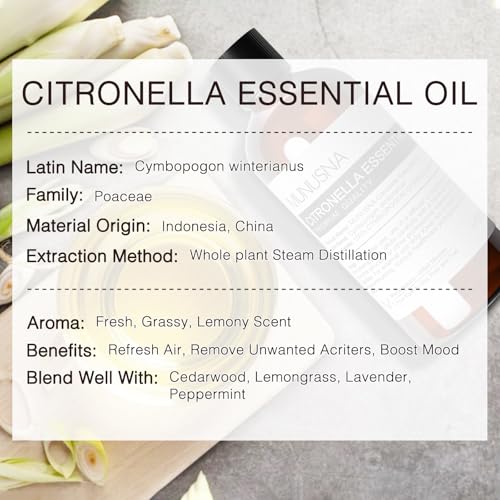 Image of Citronella Essential Oil for Skin Hair Care, Massage, Aromatherapy