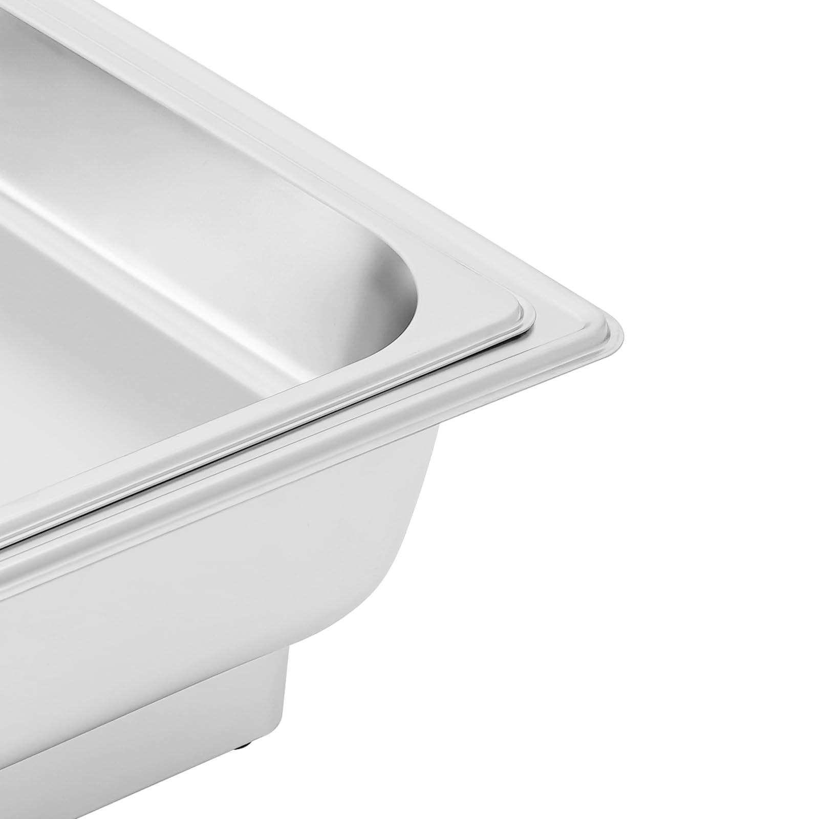 Chafing Dish Buffet Set elettrico 600 W 9L in acciaio inox con touch screen e regolazione della temperatura 35-90°C pratico scaldavivande per buffet e feste (camera singola)
