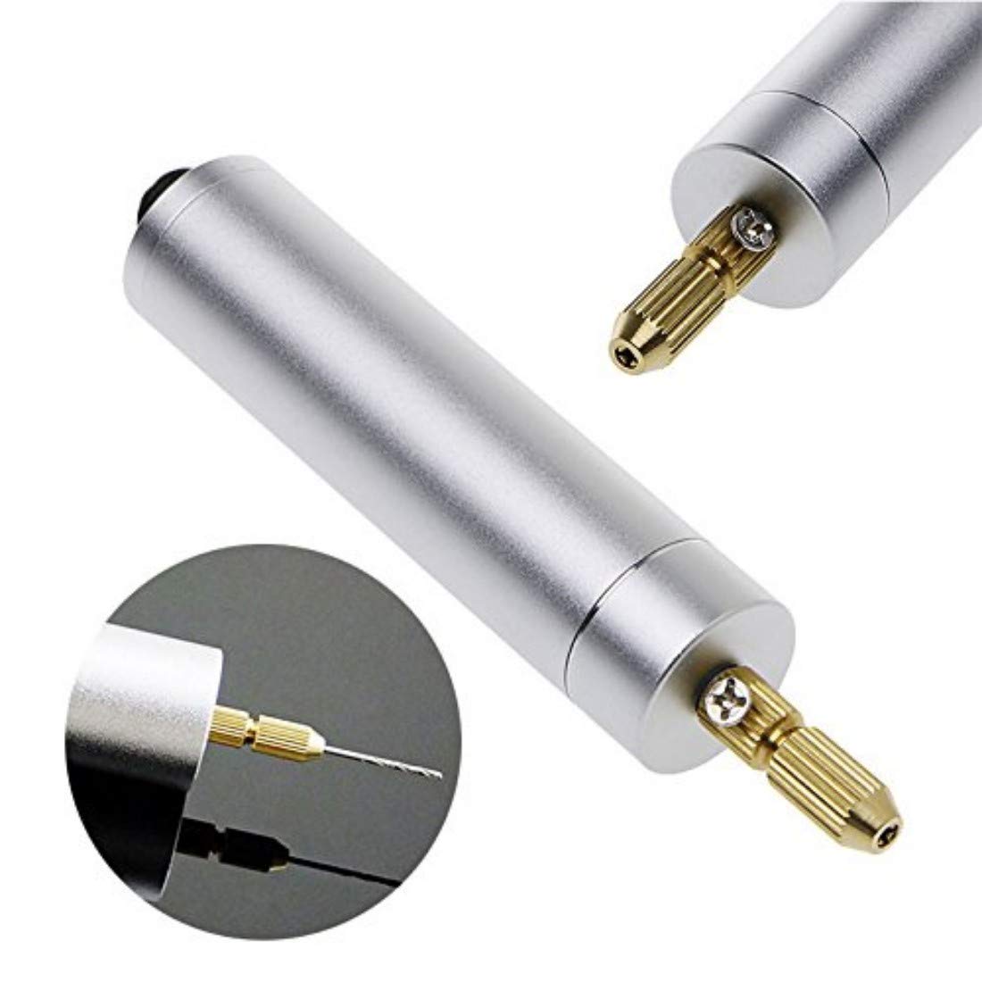 Diy Crafts 10187 Mini Micro Small Electric Aluminium Hand Drill Dc 5v for Motor Pcb Set Tool, Multicolor 1