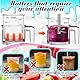 4 Stück Für Ninja Creami Deluxe Pints, Creami Behälter für die Ninja Creami Eismaschine - Tubs Zubehör für NC501 NC500 Serie, BPA-frei, Abdichtung, Eiscremebecher Spülmaschinenfest (800ml)