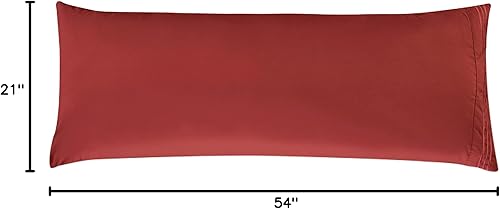 Miniatura 6 de Elegant Comfort Funda de Almohada Corporal de Lujo Ultra-Suave de 1 Pieza - Microfibra Premium de Calidad Hotelera 1500 Doble Cepillada - Resistente