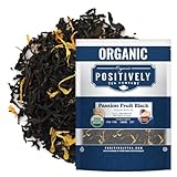 Organic Passion Fruit Black Tea, Loose Leaf Tea Bag, Positively Tea LLC. (1 LB.)