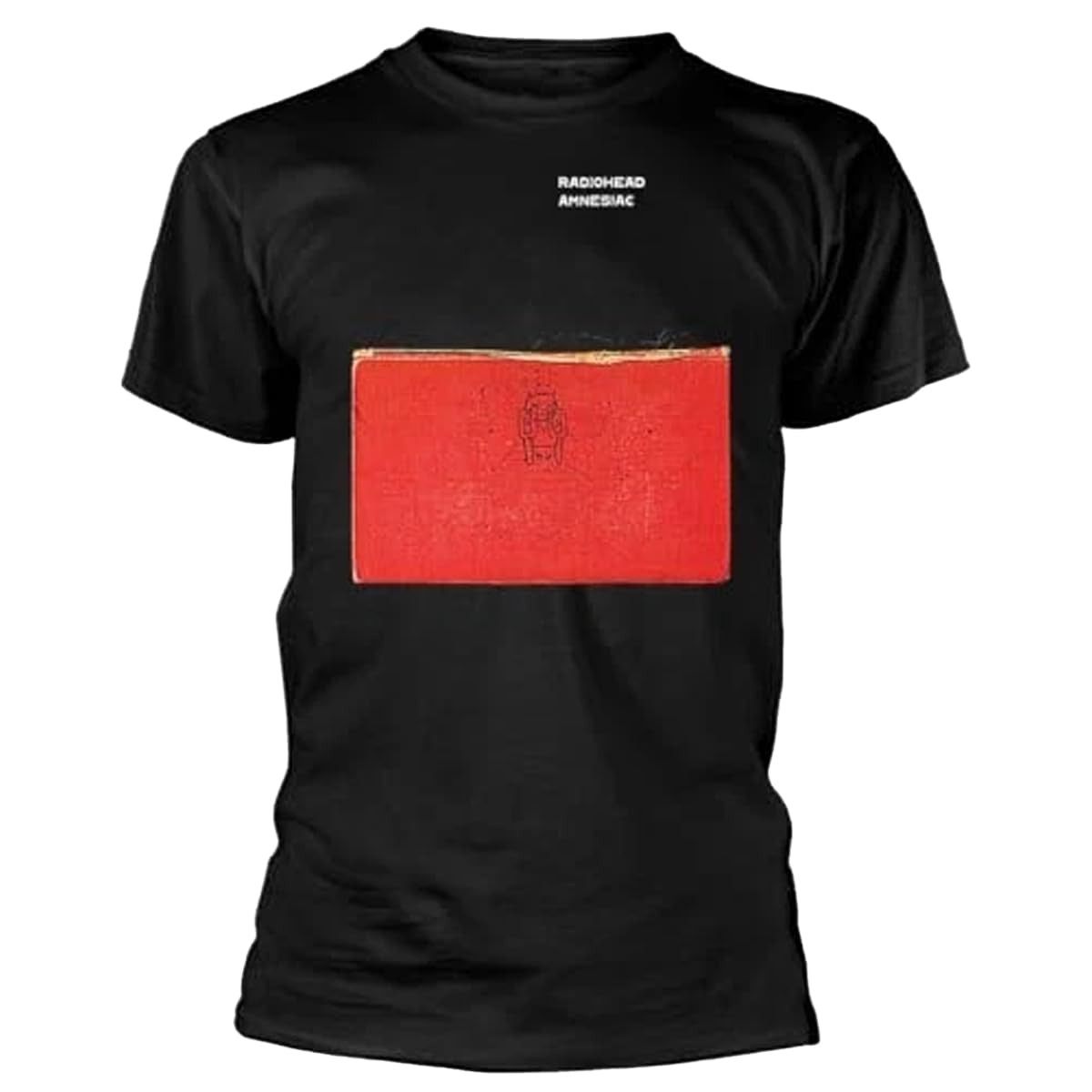 Heroes Inc. Unisex Black Official Radiohead Amnesiac Tee T-Shirt, Medium
